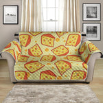 Slice Of Cheese Pattern Print Loveseat Protector