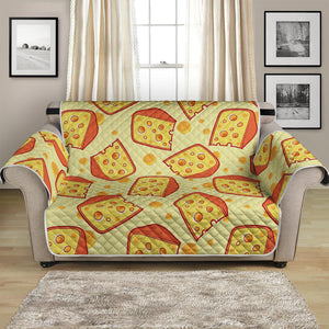 Slice Of Cheese Pattern Print Loveseat Protector