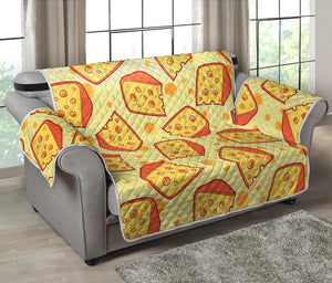 Slice Of Cheese Pattern Print Loveseat Protector