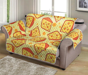 Slice Of Cheese Pattern Print Loveseat Protector