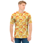 Slice Of Cheese Pattern Print Men's T-Shirt