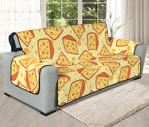 Slice Of Cheese Pattern Print Oversized Sofa Protector