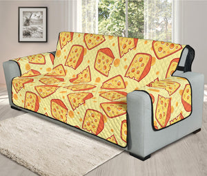 Slice Of Cheese Pattern Print Oversized Sofa Protector