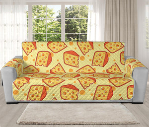 Slice Of Cheese Pattern Print Oversized Sofa Protector