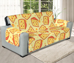 Slice Of Cheese Pattern Print Oversized Sofa Protector