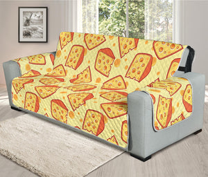 Slice Of Cheese Pattern Print Oversized Sofa Protector