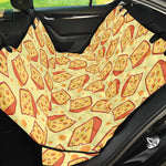 Slice Of Cheese Pattern Print Pet Car Back Seat Cover