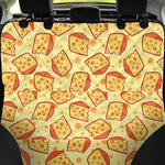 Slice Of Cheese Pattern Print Pet Car Back Seat Cover