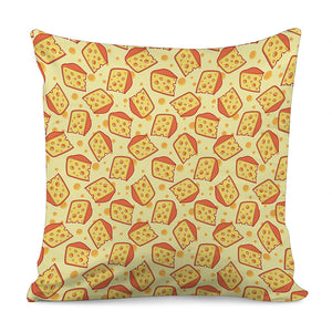 Slice Of Cheese Pattern Print Pillow Cover