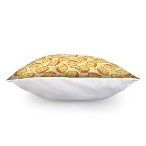 Slice Of Cheese Pattern Print Pillow Cover