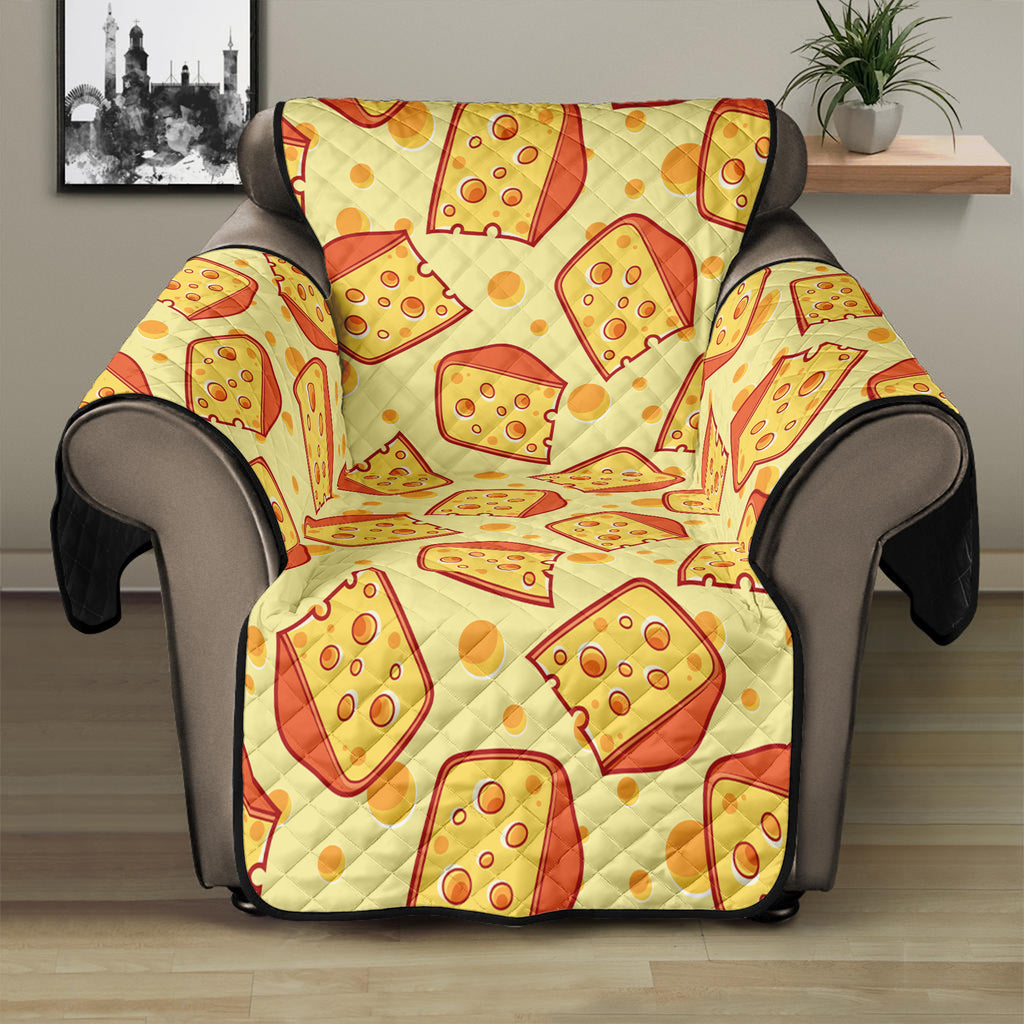 Slice Of Cheese Pattern Print Recliner Protector