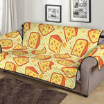 Slice Of Cheese Pattern Print Sofa Protector