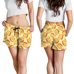 Slice Of Cheese Pattern Print Women's Shorts