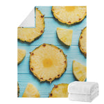 Sliced Pineapple Print Blanket