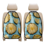 Sliced Pineapple Print Car Seat Organizers