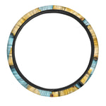 Sliced Pineapple Print Car Steering Wheel Cover