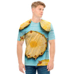 Sliced Pineapple Print Men's T-Shirt