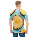 Sliced Pineapple Print Men's T-Shirt