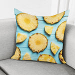 Sliced Pineapple Print Pillow Cover