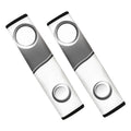 Sliver And White Yin Yang Print Car Seat Belt Covers