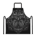 Sliver Spiritual Owl Print Apron