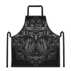 Sliver Spiritual Owl Print Apron