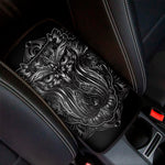 Sliver Spiritual Owl Print Car Center Console Cover