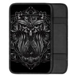 Sliver Spiritual Owl Print Car Center Console Cover