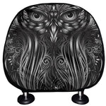 Sliver Spiritual Owl Print Car Headrest Covers