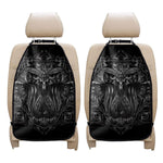 Sliver Spiritual Owl Print Car Seat Organizers
