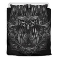 Sliver Spiritual Owl Print Duvet Cover Bedding Set