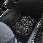 Sliver Spiritual Owl Print Front and Back Car Floor Mats