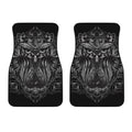 Sliver Spiritual Owl Print Front Car Floor Mats