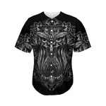 Sliver Spiritual Owl Print Men's Baseball Jersey