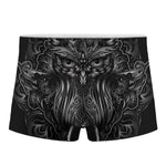 Sliver Spiritual Owl Print Men's Boxer Briefs