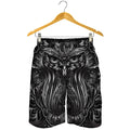 Sliver Spiritual Owl Print Men's Shorts