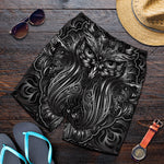 Sliver Spiritual Owl Print Men's Shorts