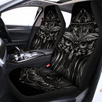 Sliver Spiritual Owl Print Universal Fit Car Seat Covers