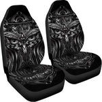 Sliver Spiritual Owl Print Universal Fit Car Seat Covers