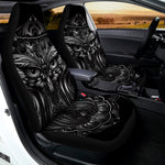 Sliver Spiritual Owl Print Universal Fit Car Seat Covers