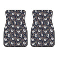 Sloth Family Pattern Print Front Car Floor Mats
