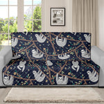 Sloth Family Pattern Print Futon Protector