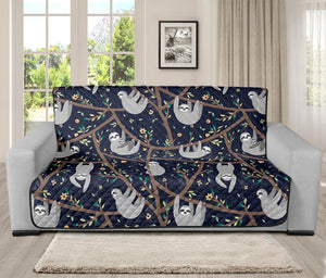 Sloth Family Pattern Print Futon Protector