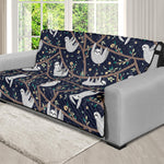 Sloth Family Pattern Print Futon Protector