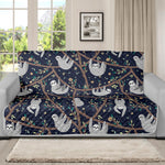 Sloth Family Pattern Print Futon Protector