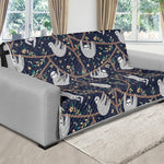 Sloth Family Pattern Print Futon Protector