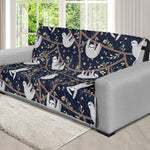 Sloth Family Pattern Print Futon Protector