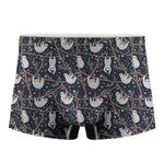 Sloth Family Pattern Print Men's Boxer Briefs