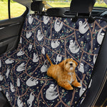 Sloth Family Pattern Print Pet Car Back Seat Cover