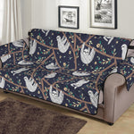 Sloth Family Pattern Print Sofa Protector